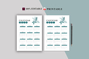 Calendar Templates 2026-2030, a Stationery Template by Design Zone (Thumbnail 1 of 3)