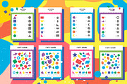 SHAPES BUSY BOOK. 28 Worksheets, an Object Graphic by Masherdraws (Thumbnail 6 of 7)
