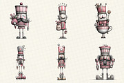 Quirky Nutcracker Christmas Clipart, an Illustration by DreamCafeArt (Thumbnail 5 of 8)