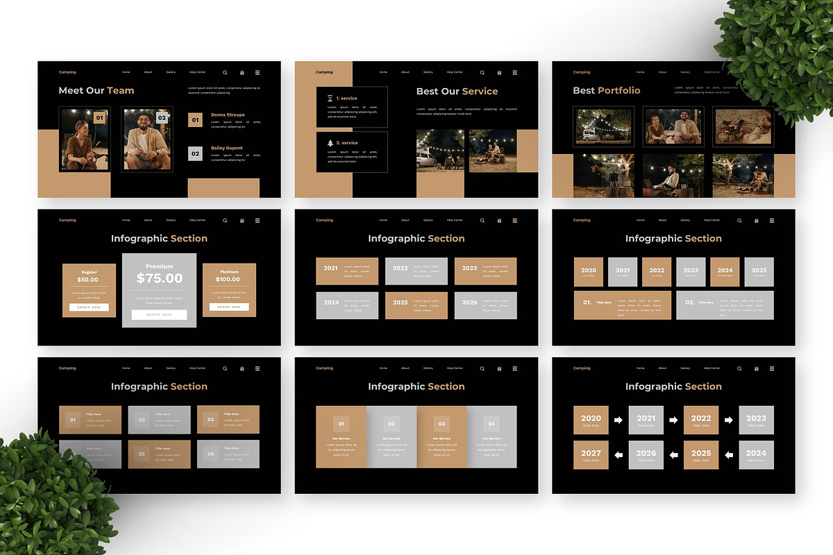 Camping - Travel Google Slide, a Presentation Template by Deepslide Studio (Photo 5 of 6)