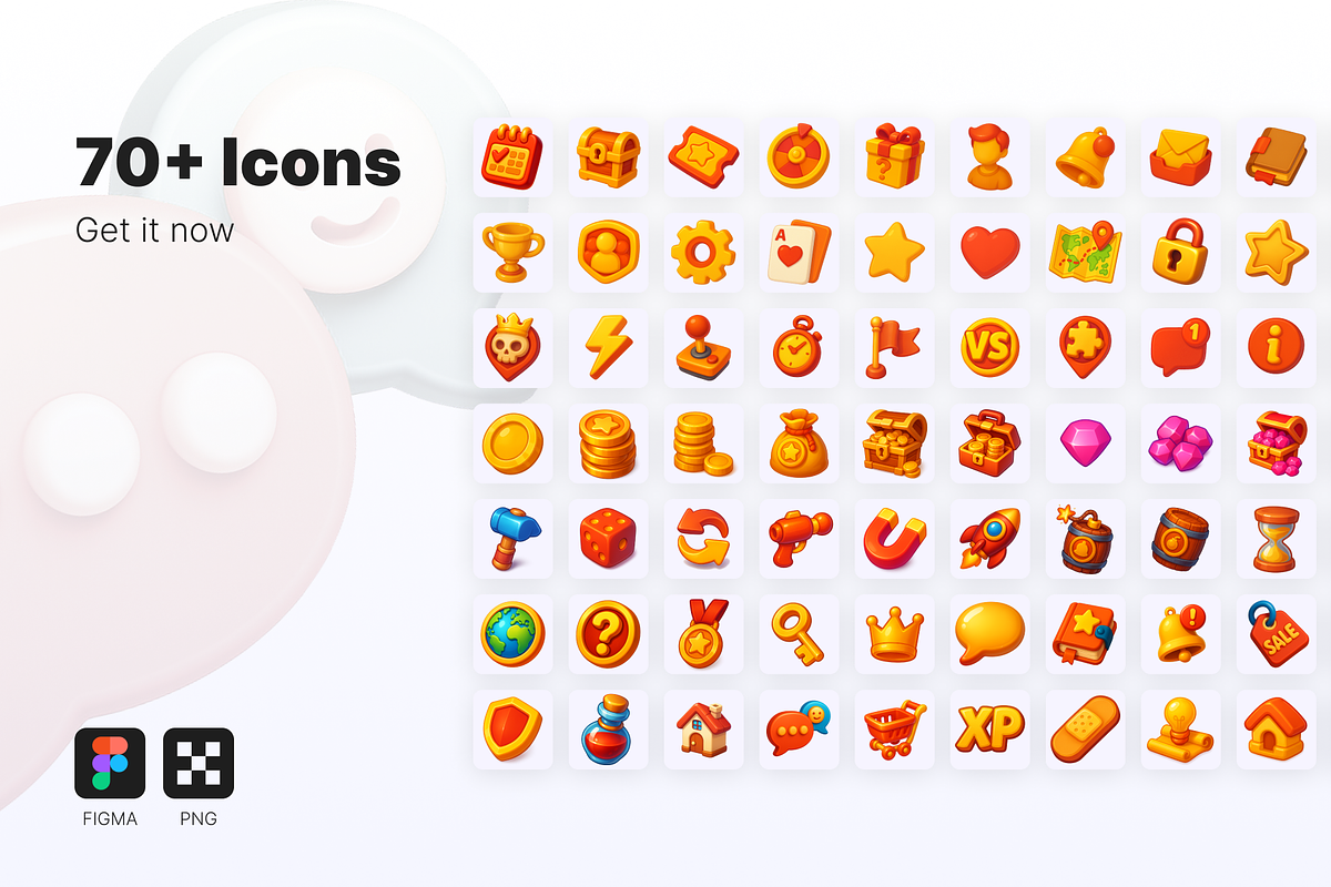 2D Game Icons Pack, a Solid Icon by CodeOrbit-Designs (Photo 5 of 5)