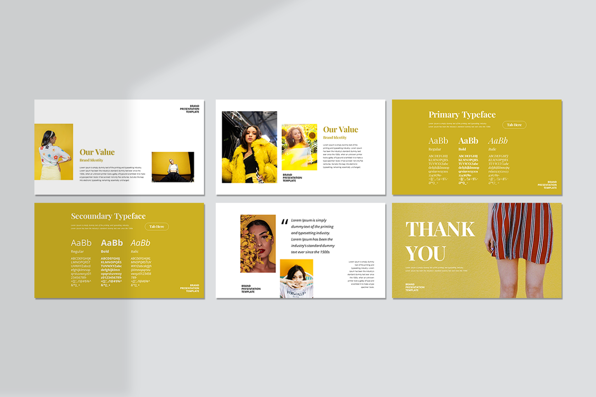 Brand Identity - PowerPoint Template, a Presentation Template by QR ...