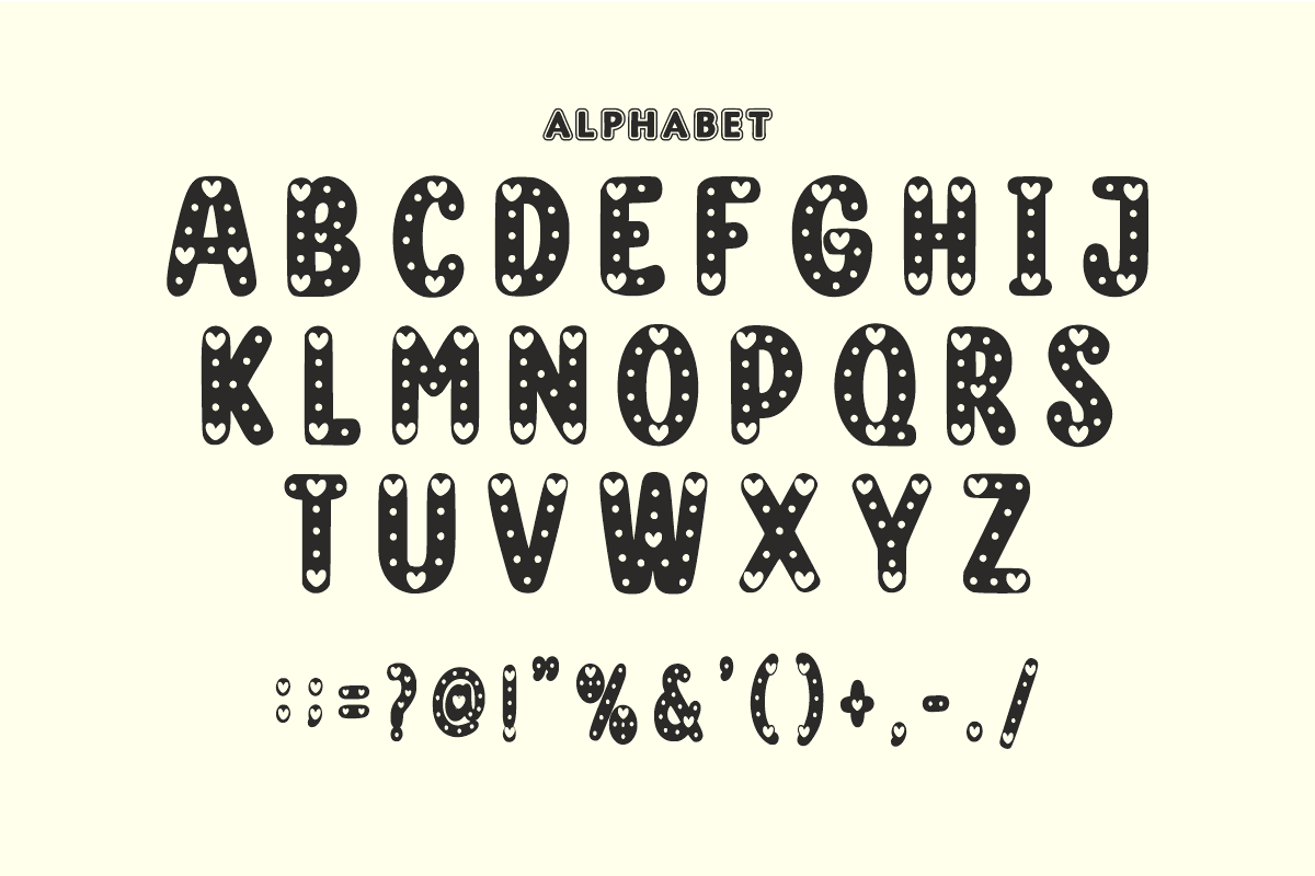Love in Autumn - Decorative Font, a Font by KiddoGlyphs Studio (Photo 4 of 5)