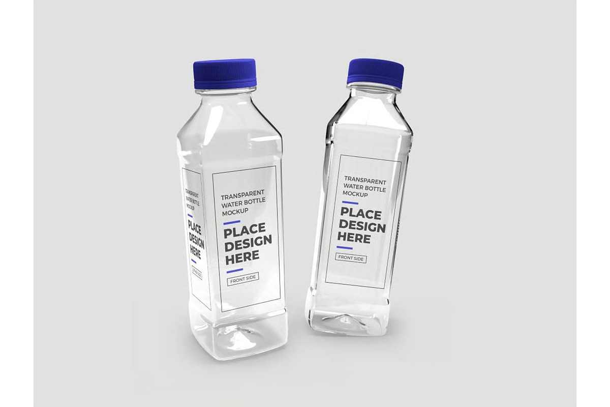 Plastic Bottle Mockup Template Set, a Household Mockup by DesignRushMarket (Photo 10 of 11)