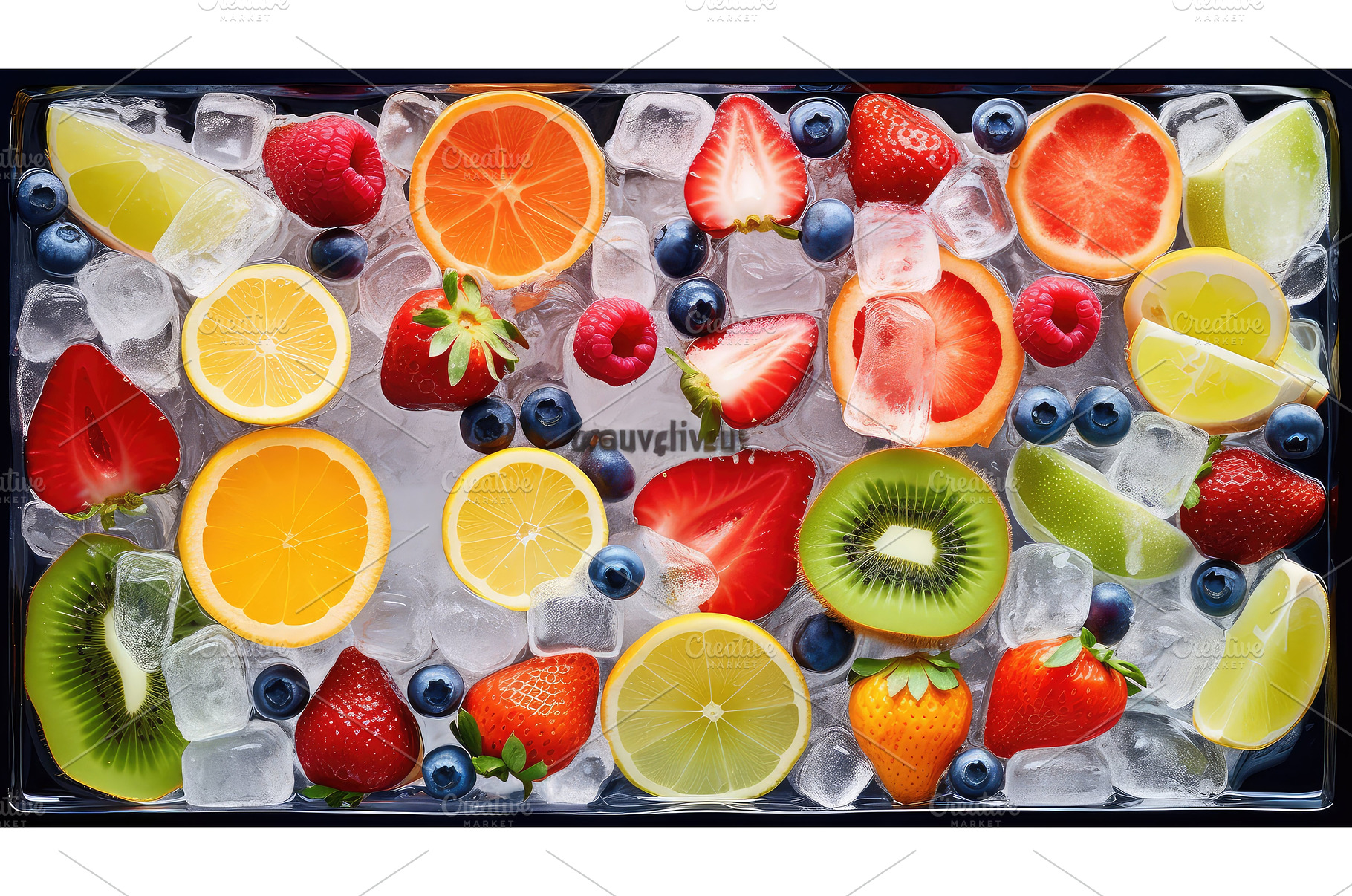 frozen cube ice background ai, a Food & Drink Photo by pikepicture