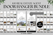 Real Estate Door Hanger Bundle Canva, a Marketing Template by CreativeVinesStore (Thumbnail 1 of 6)