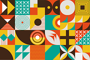 Abstract vector geometric background, a Background Graphic by Getalo Viktoriia (Thumbnail 6 of 15)