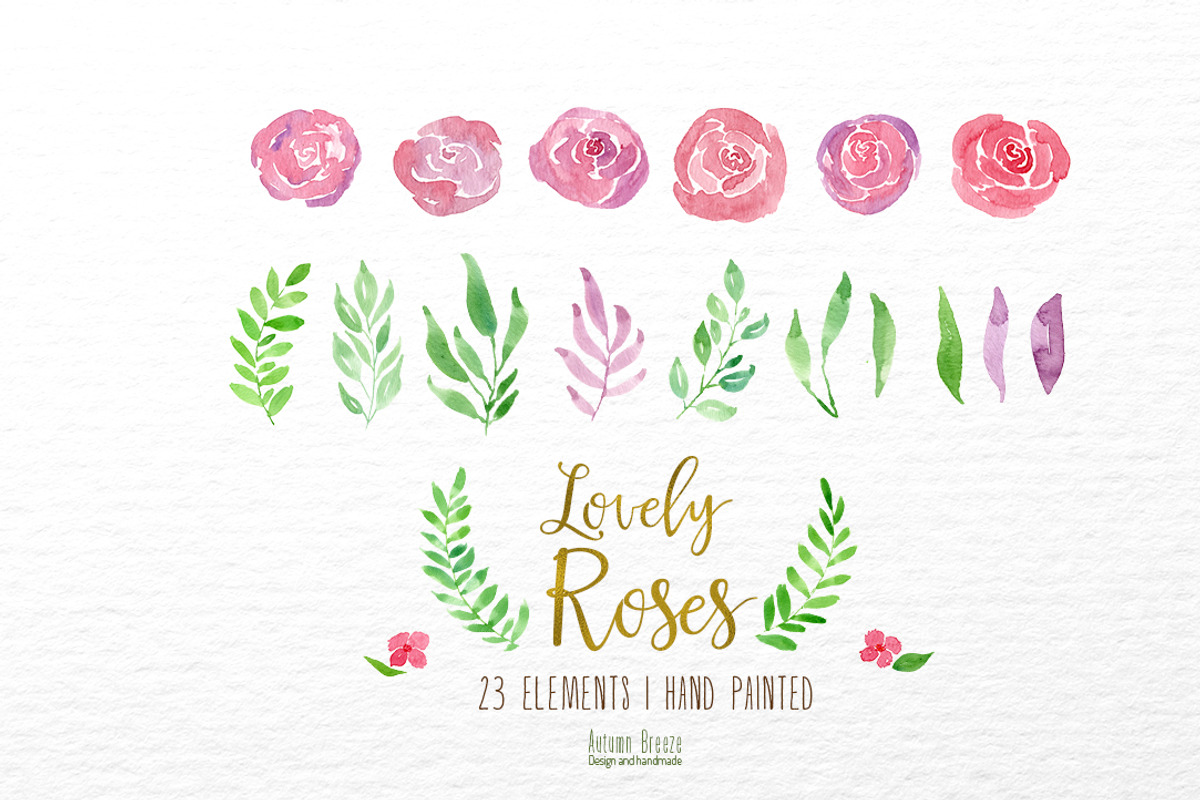 Watercolor,lovely roses, a Decorative Illustration by Autumn Breeze (Photo 5 of 5)