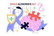 10 World Alzheimer's Day, a Healthcare Illustration by denayunebgt (Thumbnail 4 of 4)
