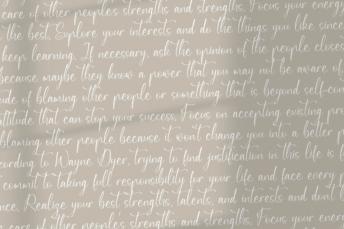 Qireenatta, a Script Font by Integritype Studio (Photo 13 of 15)