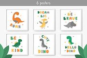 Funny Dino. Kids collection, an Illustration by Guvi-Design (Thumbnail 7 of 10)