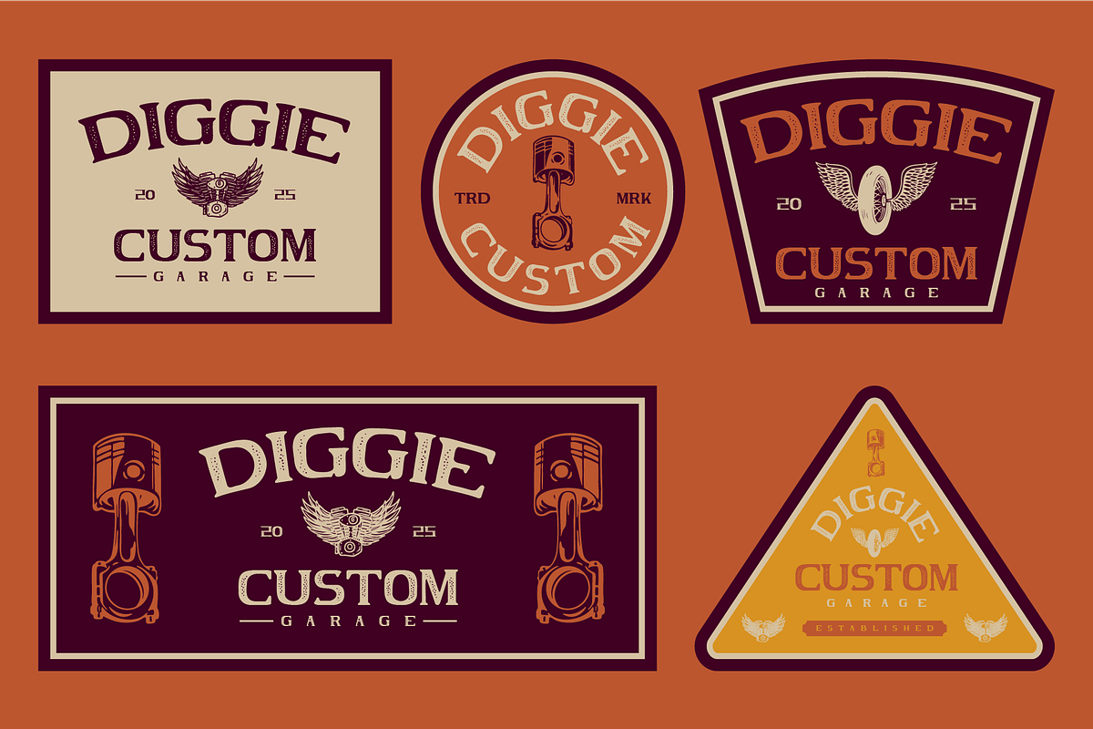 TAPRUM - Retro Display Font, a Font by Rightwheels (Photo 3 of 10)