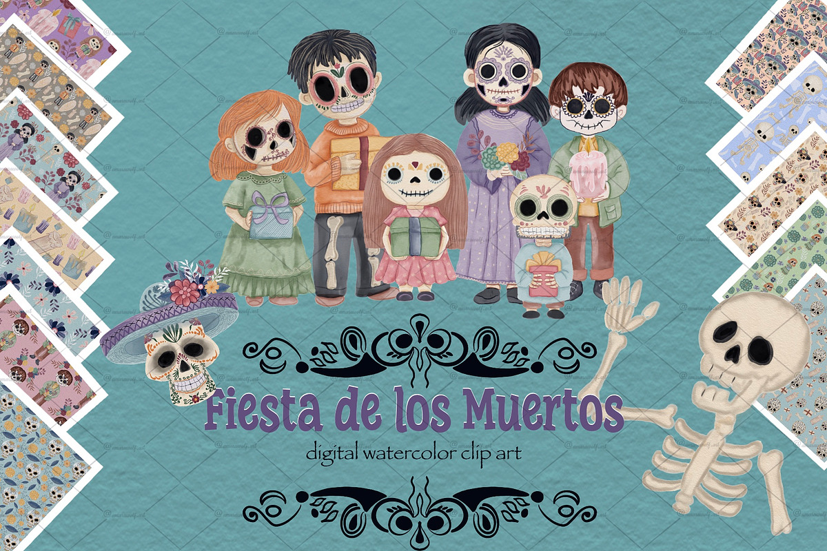 Fiesta de los Muertos, an Illustration by Amarawolf's Art (Photo 1 of 20)