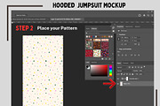 Baby Hooded Jumpsuit Mockup, a Hoody Mockup by Nora Gad (Thumbnail 3 of 19)