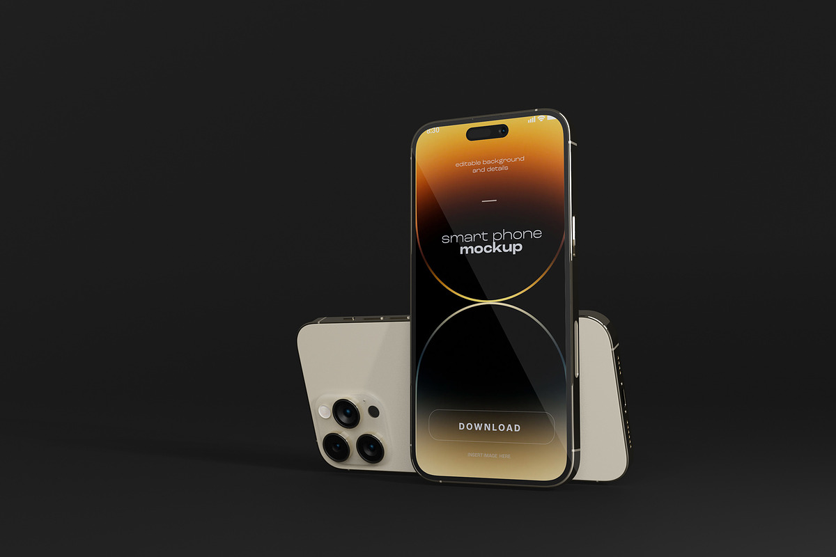 iPhone 14 Pro Max MockUp, a Product Mockup by PSD Market (Photo 2 of 20)