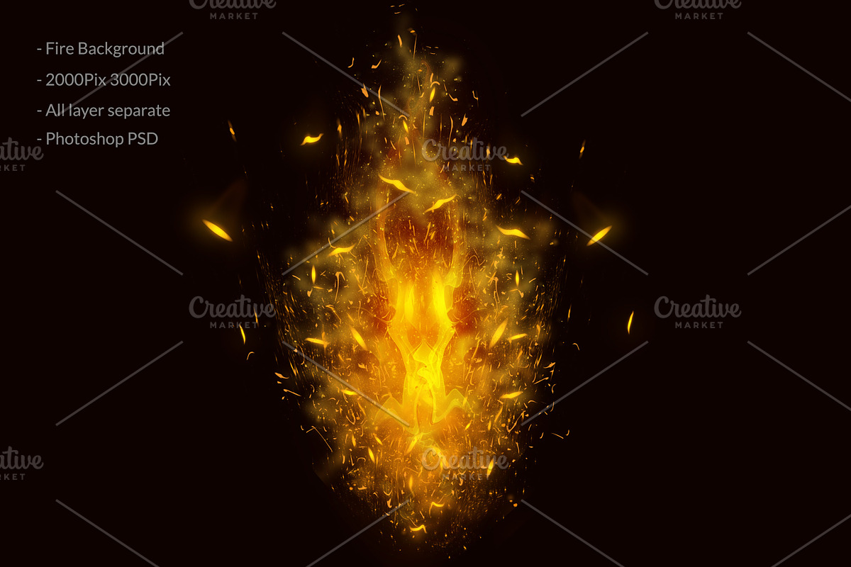 Fire & Smoke Bundle PSD, a Shape Add-On by MRI STUDIO (Photo 16 of 25)