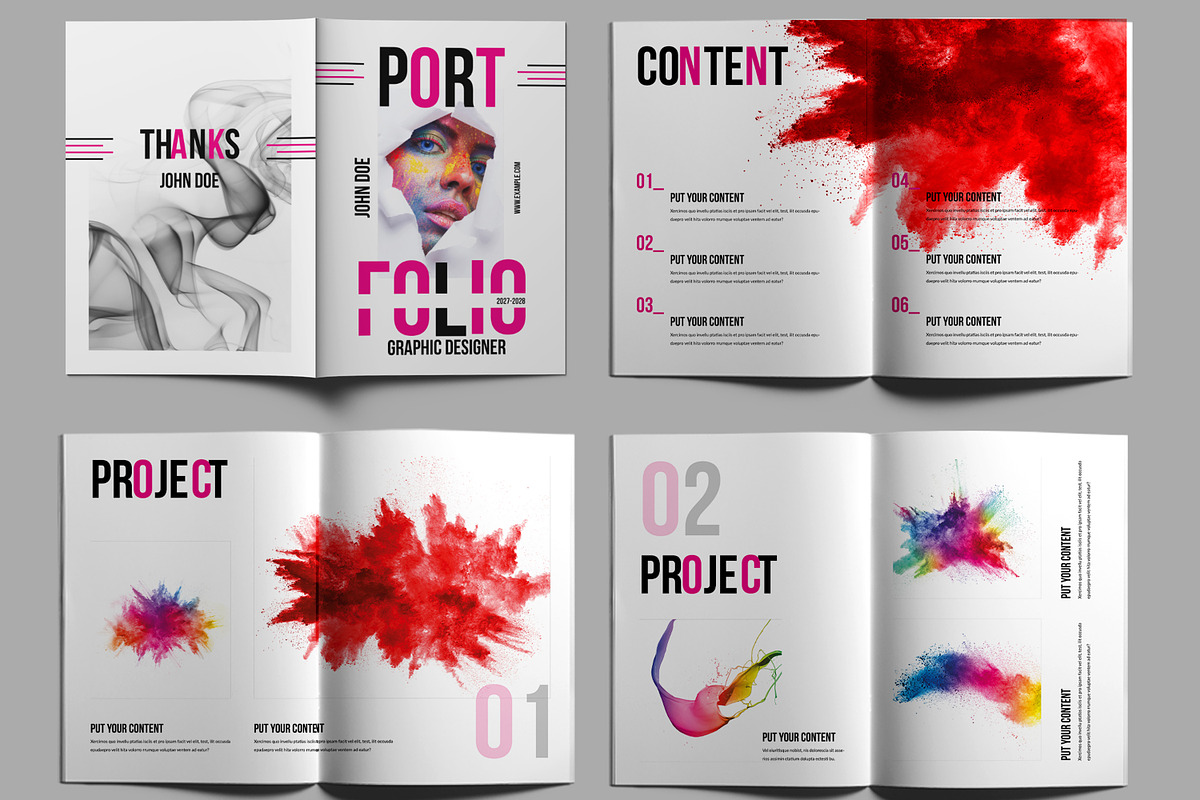 Portfolio Layout, a Magazine Template by MightyDesign (Photo 2 of 6)