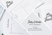 Fully Editable Etsy Journal, a Stationery Template by Cuppakeri (Thumbnail 1 of 7)