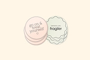 Packaging Stickers Template, a Marketing Template by denofdreamers (Thumbnail 6 of 6)
