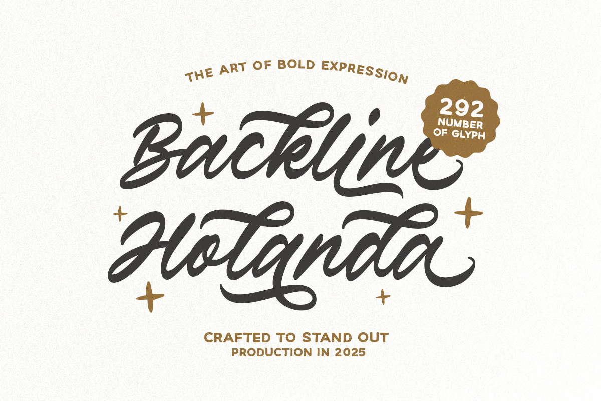 Verdons Wild - Vintage Brush Script, a Script Font by Bale Type (Photo 2 of 10)