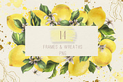 Lemons sunny watercolor clipart, a Food Illustration by NATASHA CHU (Thumbnail 9 of 23)