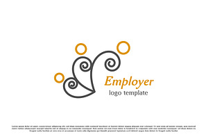 Employer Company Logo Design Icon, a Branding & Logo Template by Morvana Crew