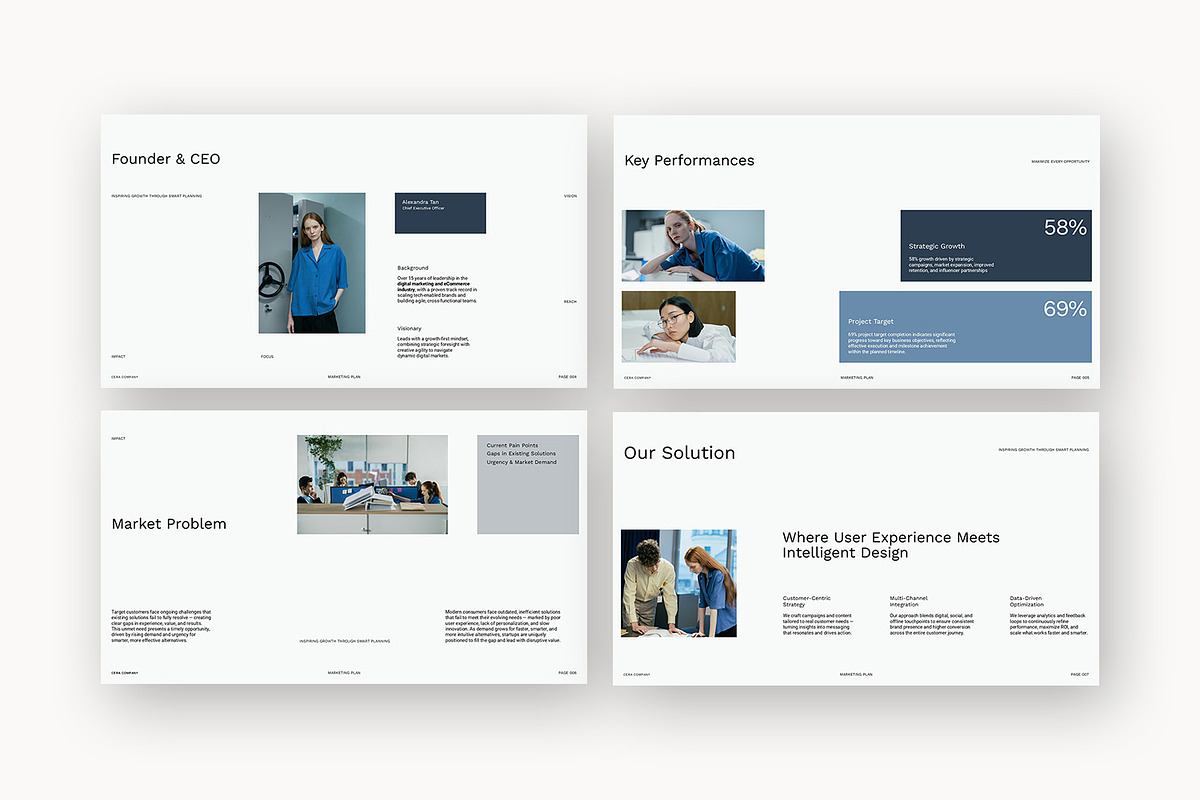 Cera : Marketing Plan Powerpoint, a Presentation Template by Punkl Camp (Photo 6 of 16)