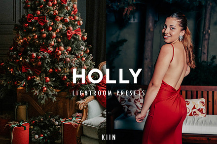 10 HOLLY CHRISTMAS LIGHTROOM PRESETS