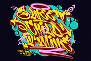 Space Oddity | Music Graffiti Font, a Blackletter Font by Ardana Creative (Thumbnail 2 of 13)