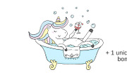Magic Unicorns collection!, a Background Graphic by Irene_Boiko_ART (Thumbnail 3 of 15)