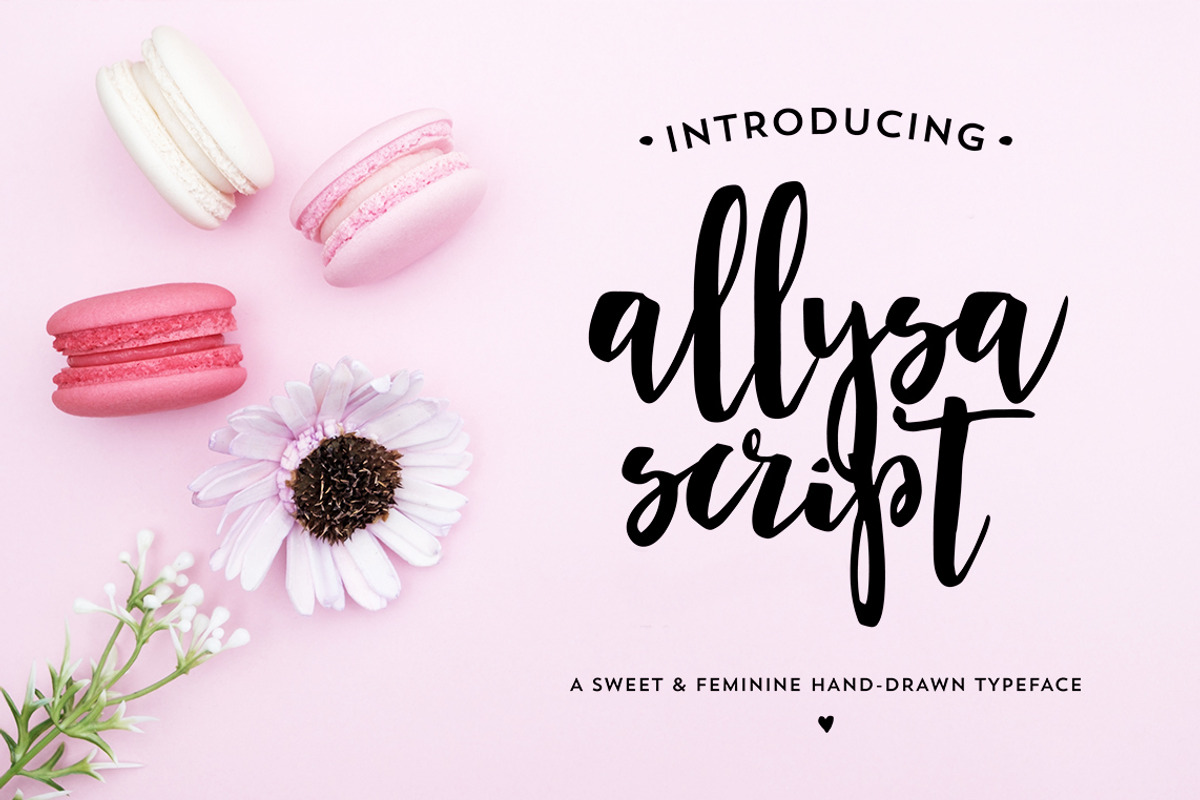 ALLYSA SCRIPT font