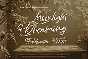 Moonlight Dreaming Handwritten, a Handwritten Font by Letterhanna Studio (Thumbnail 1 of 11)