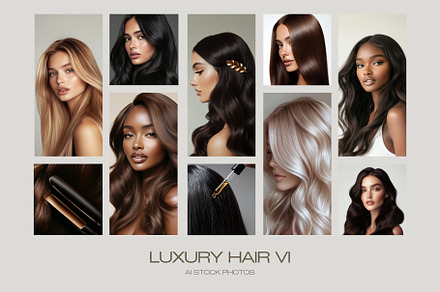 100 Hair Stock Photos VI