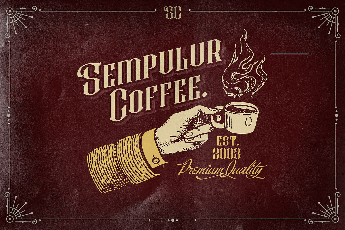 Rafiquell - Victorian Style Font, a Handwritten Font by StringLabs (Photo 3 of 14)