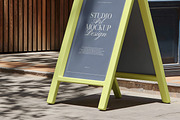 Plastic A-Frame Sign Mockup, an Advertising Mockup by nkate (Thumbnail 3 of 6)