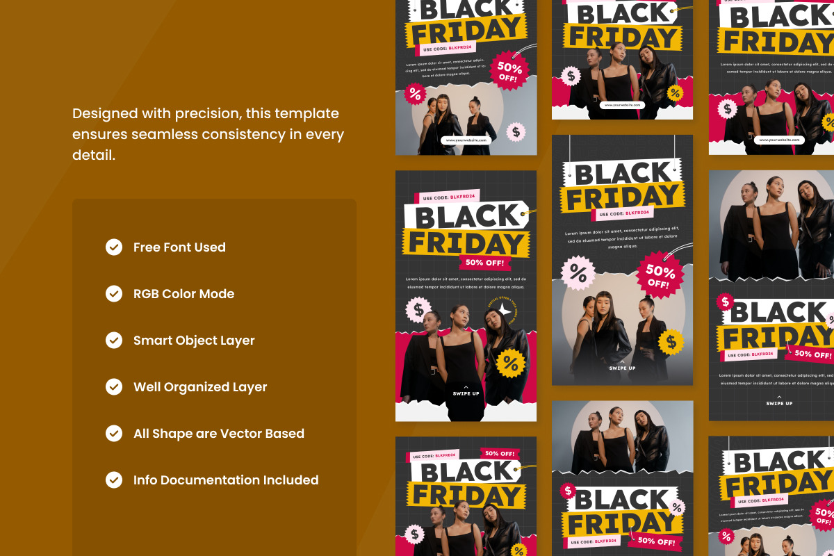 Black Friday Sale Social Media Post, a Social Media Template by twinstd (Photo 2 of 3)