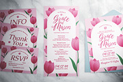 Flower Wedding Invitation Suite, an Invitation Template by The Good Store (Thumbnail 4 of 4)