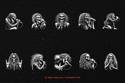 10 Bundle Dark Art Skull Vocalist, an Illustration by Morspective (Thumbnail 6 of 7)