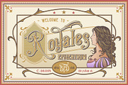 Victorian Fonts Collection, a Serif Font by Burntilldead (Thumbnail 5 of 10)