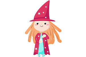 Vector little enchantress prepare, a Person Illustration by SiberianArt