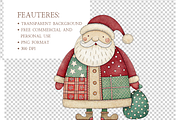Winter Evening Watercolor Clipart, an Illustration by MockupWizard (Thumbnail 4 of 5)