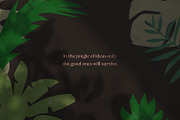 TROPICAL FOREST JUNGLE LEAVES, an Illustration by All This Concept (Thumbnail 10 of 10)