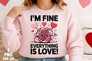 Valentine Sublimation I M Fine, an Illustration by Daily.Designs (Thumbnail 3 of 5)