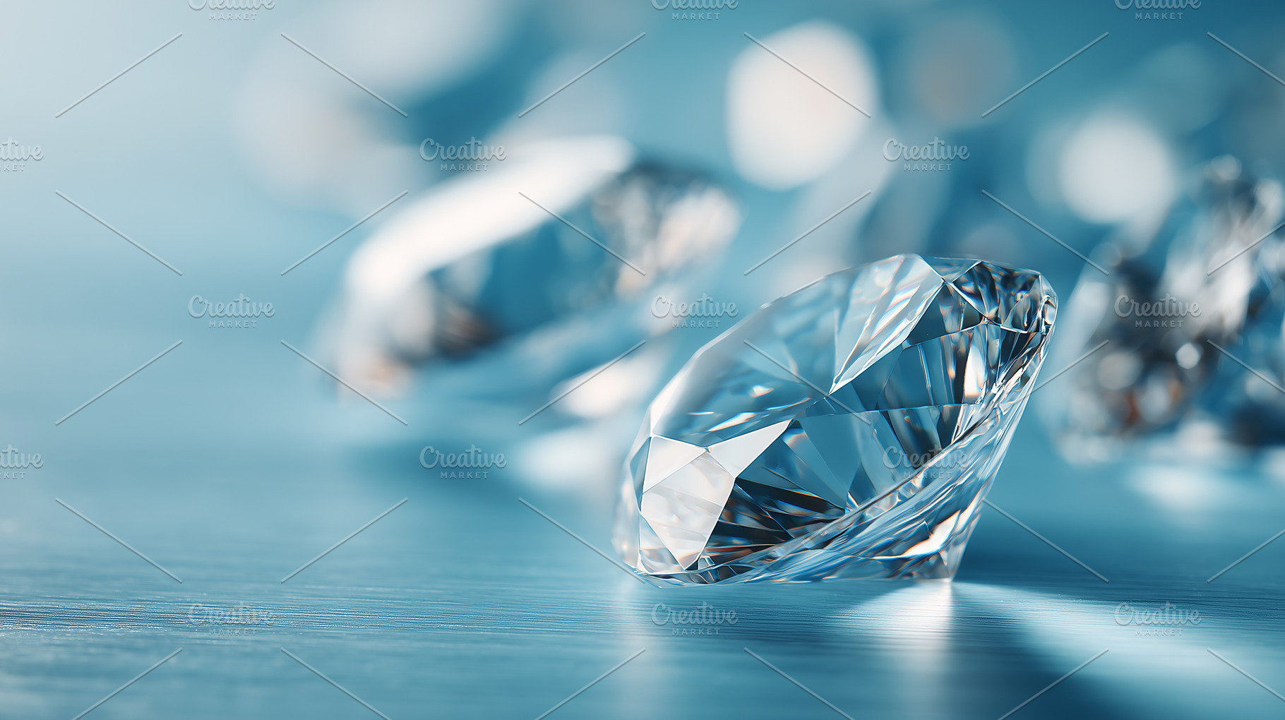 Sparkling diamonds with sharp, a Background Photo by MistyDay