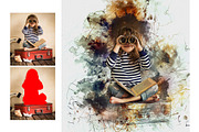 Ink & Watercolor Art PhotoshopAction, an Action Add-On by MRI STUDIO (Thumbnail 3 of 11)