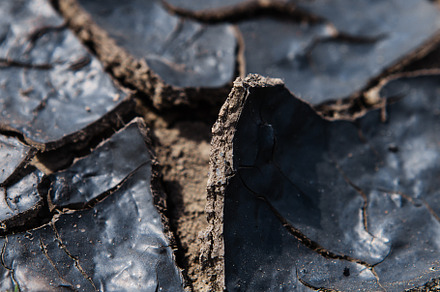 Texture of dry cracked earth, a Nature Photo by BUTKO Magazine