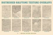 Distressed Halftone Texture Overlays, a Texture Graphic by Brian Ritter Design (Thumbnail 11 of 11)
