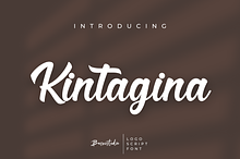 Kintagina Logo Script Font