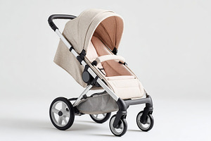 Lightweight stroller designed for urban parents with space for everyday needs, a Photo by AlyaAnd