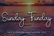 Sunday Funday, a Handwritten Font by FreshTypeINK (Thumbnail 1 of 8)